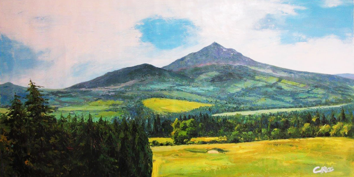 Sugarloaf Mountain Wicklow 80x150cm 450